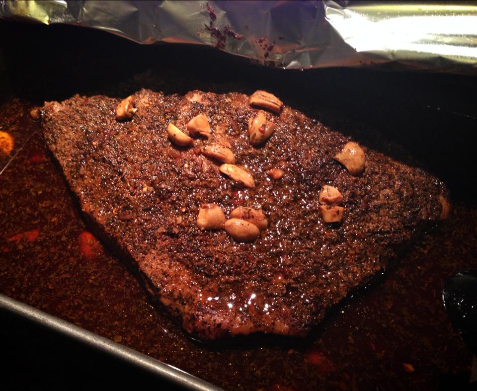 Oven smoked brisket CrossFit Oahu